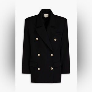 LOULOU STUDIO Harat oversized double-breasted wool-blend black small black